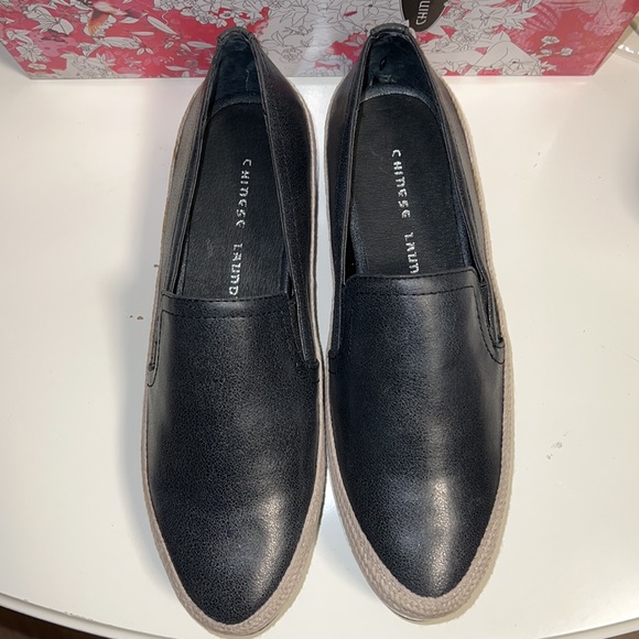 NIB Chinese Laundry Yup Black Slip-On Sneakers - Picture 2 of 10